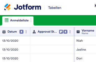 Karaoke-Anmeldeliste Template
