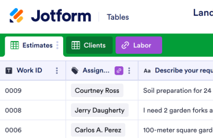 Landscape Estimate Template