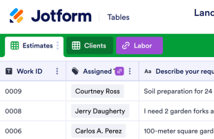Landscape Estimate Template Spreadsheet Template