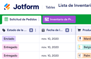 Lista de Inventario para Tienda de Productos de Belleza Plantilla de Hoja de Cálculo