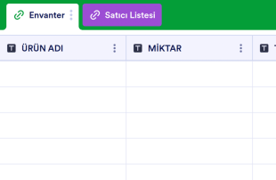 Malzeme Listesi Tablo Şablonu