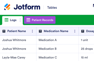 Medical Log Template
