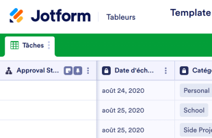 Modèle de liste de tâche quotidiennes Modèle de feuille de calcul