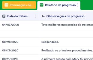 Planilha de Controle de Pacientes Spreadsheet Template