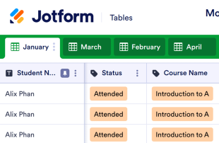 Monthly Attendance Sheet Template