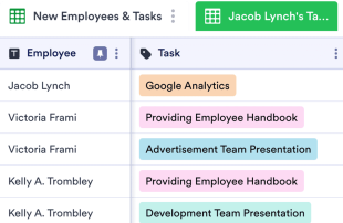New Hire Checklist Template Spreadsheet Template