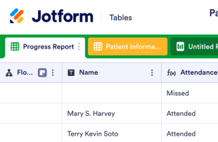 Patient Tracker Template