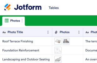 Photo List Template Spreadsheet Template