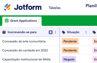 Planilha de Acompanhamento de Subsídios Spreadsheet Template