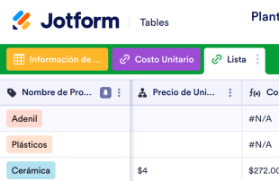 Plantilla de Lista de Materiales Template