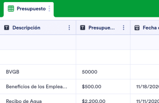 Plantilla de Presupuesto para restaurante Plantilla de Hoja de Cálculo