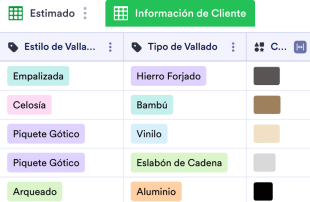 Plantilla de Presupuesto para Vallado Plantilla de Hoja de Cálculo