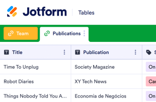 PR Tracker Spreadsheet Template