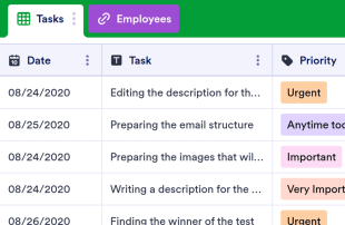 Prioritized Daily Task List Spreadsheet Template