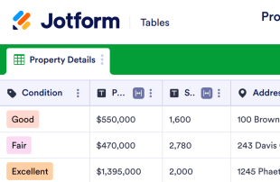 Property Information Sheet Template