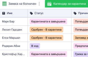 Проследяване на карантина за COVID-19 Spreadsheet Template