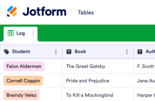 Reading Log Template