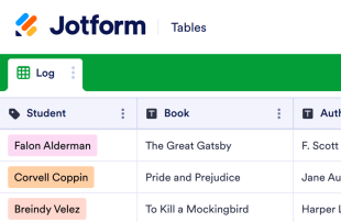 Reading Log Template