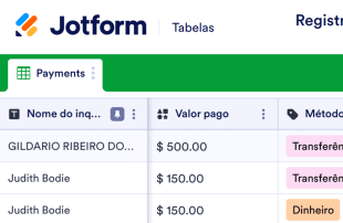 Registro de pagamento de aluguel Spreadsheet Template