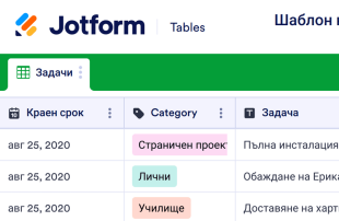 Шаблон на дневен списък със задачи Template