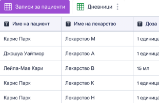 Шаблон на медицински дневник Template