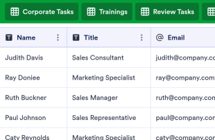 Sales Onboarding Spreadsheet Template