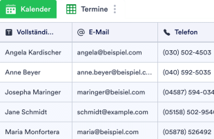 Salon Anmeldeformular Template