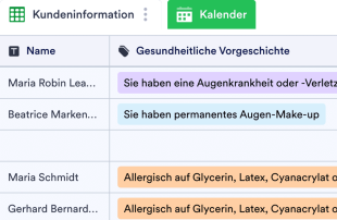 Salon Terminkalender Tabellenvorlage
