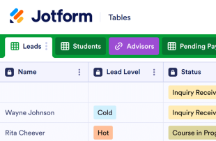 School CRM Template