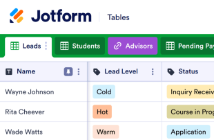 School CRM Template