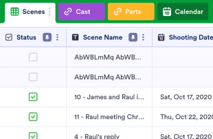 Shooting Schedule Template Spreadsheet Template