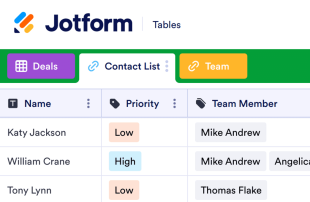 Simple CRM Spreadsheet Template
