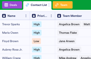 Simple CRM Spreadsheet Template