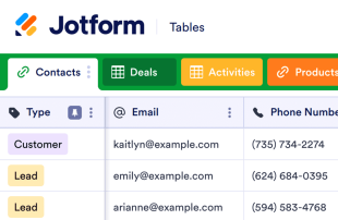 Small Business CRM Template