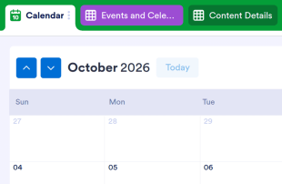Social Media Calendar Spreadsheet Template