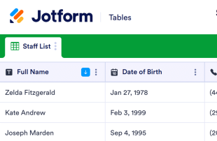 Staff Roster Template