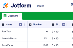 Student Check In Sheet Template