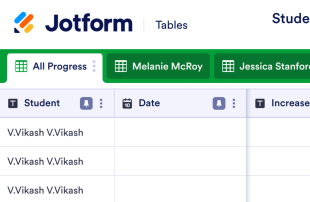 Student Progress Tracking Spreadsheet Template