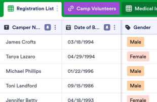Summer Camp Sign Up Sheet Template