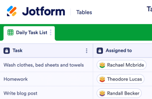 Task Checklist Template