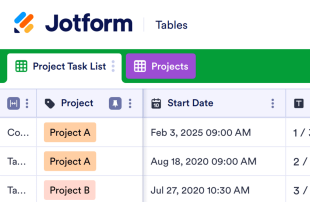 Task Tracker Spreadsheet Template