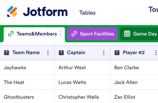 Tournament Sign Up Sheet Template