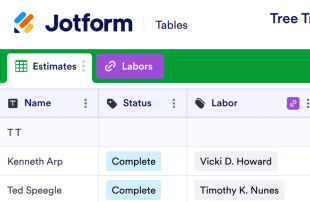 Tree Trimming Estimate Template