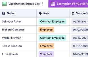 Vaccine Log Spreadsheet Template
