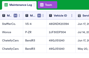 Vehicle Maintenance Log Spreadsheet Template
