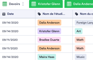 Vérification de l'achèvement du devoir Template
