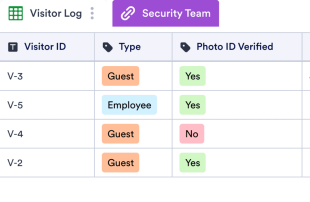Visitor Log Template