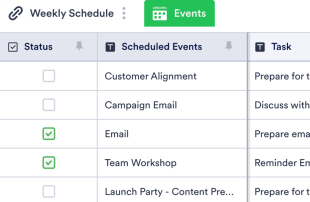 Weekly Schedule Template