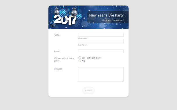 2017 Party - Theme Poster
