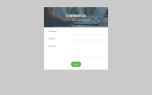 2018 Contact Form